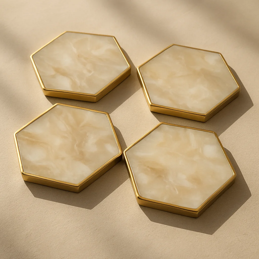 Serenity Botanical Coaster Set